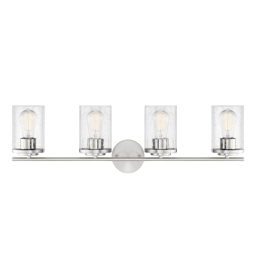 4 Light Bathroom Vanity Light, Chrome