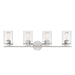 Savoy House Marshall 4Lt Bathroom Vanity Light, Chrome - 8-8020-4-11