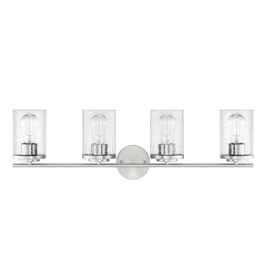 4 Light Bathroom Vanity Light, Chrome