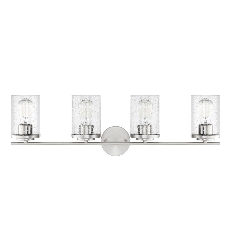 4 Light Bathroom Vanity Light, Chrome