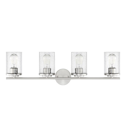 4 Light Bathroom Vanity Light, Chrome