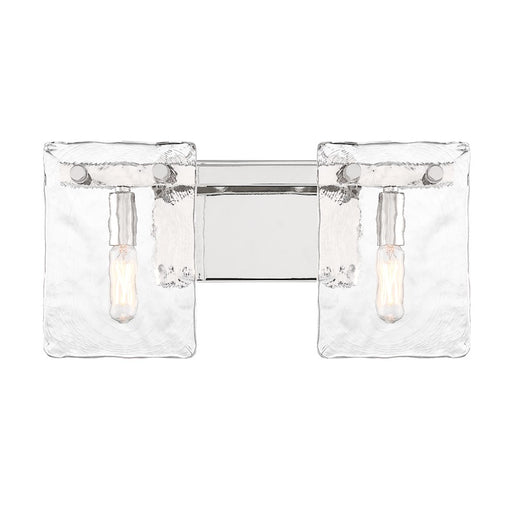 Savoy House Genry 2-Light Bathroom Vanity Light, Polished Nickel - 8-8204-2-109