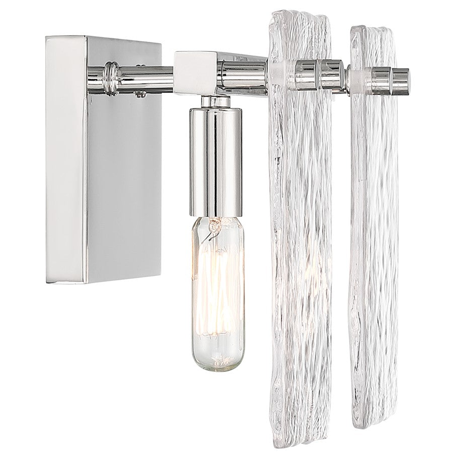 2 Light Bathroom Vanity Light, Polished Nickel