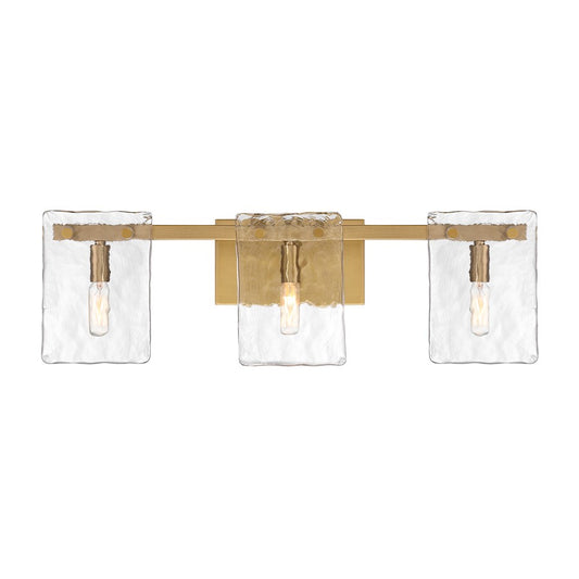 Savoy House Genry 3-Light Bathroom Vanity Light, Warm Brass - 8-8204-3-322