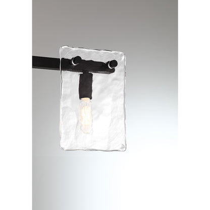 3 Light Bathroom Vanity Light, Matte Black