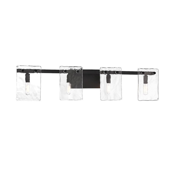 Savoy House Genry 4-Light Bathroom Vanity Light, Matte Black