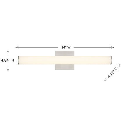 Savoy House Lighting Assets Colt 24" Bath Sconce, Satin Nickel