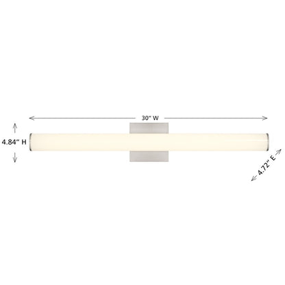 Savoy House Lighting Assets Colt 30" Bath Sconce, Satin Nickel