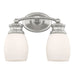 Savoy House Elise 2-Light Bathroom Vanity Light, Satin Nickel - 8-9127-2-SN