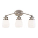 Savoy House Elise 3-Light Bathroom Vanity Light, Satin Nickel - 8-9127-3-SN