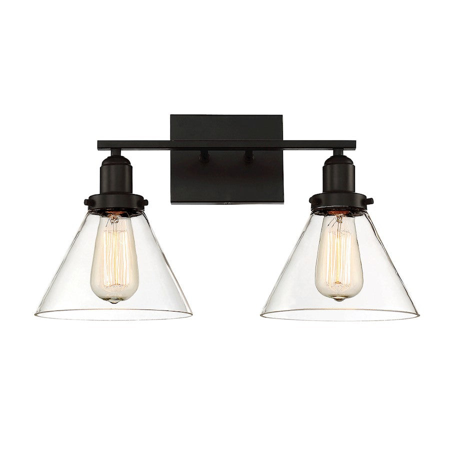 2 Light Bathroom Vanity Light, English Bronze