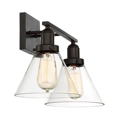 2 Light Bathroom Vanity Light, English Bronze
