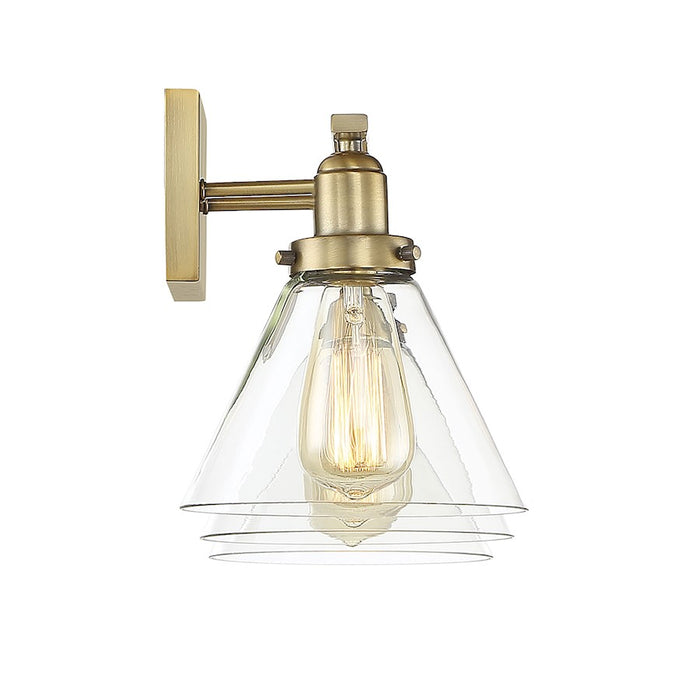 Savoy House Drake 3-Light Bathroom Vanity Light, Warm Brass