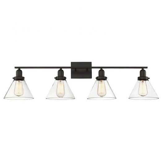 4 Light Bathroom Vanity Light, English Bronze