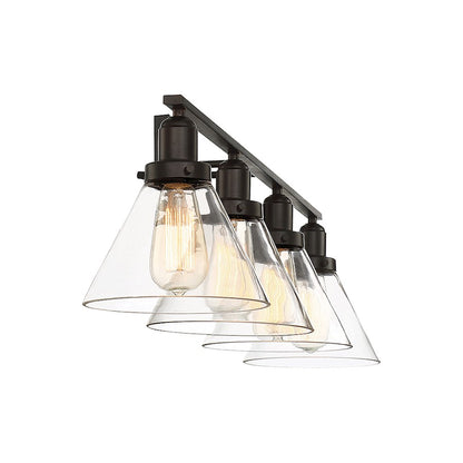 4 Light Bathroom Vanity Light, English Bronze