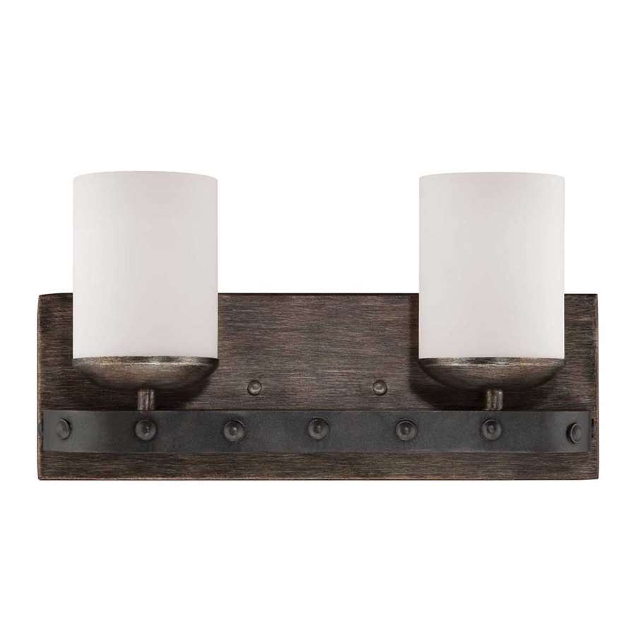 Bathroom Vanity Light Reclaimed Wood & Metal