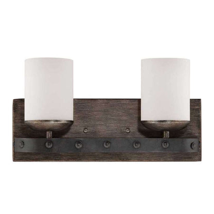 Bathroom Vanity Light Reclaimed Wood & Metal