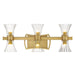 Savoy House Bennington 6Lt LED Bathroom Vanity Light, Brass - 8-9702-6-322