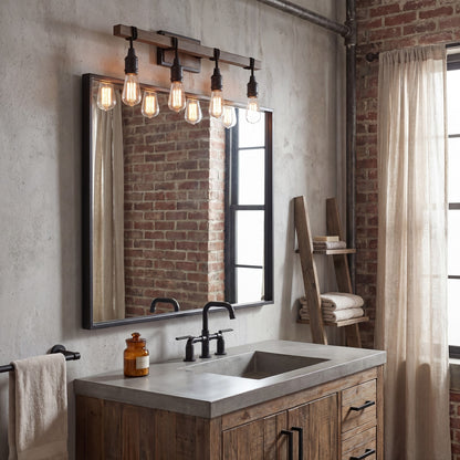 4 Light Bathroom Vanity Light