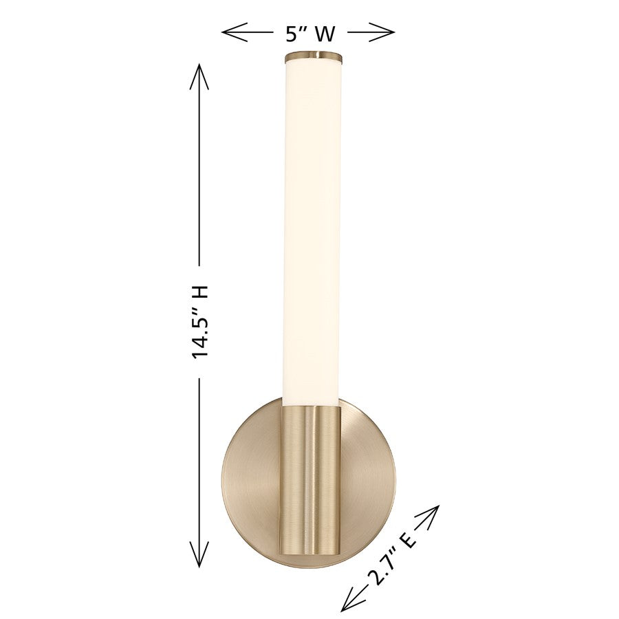 Savoy House Lighting Assets Connor 15" Bath Sconce, Brass
