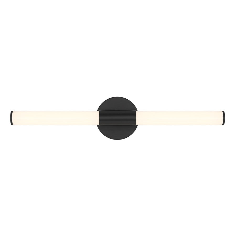 Savoy House Lighting Assets Connor 24" Bath Sconce, Matte Black - 8-9999-24-BK