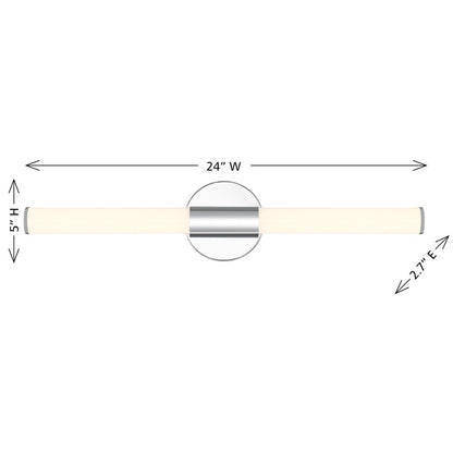 Savoy House Lighting Assets Connor 24" Bath Sconce, Chrome