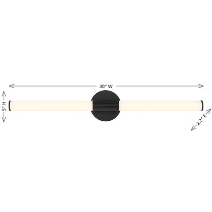 Savoy House Lighting Assets Connor 30" Bath Sconce, Matte Black