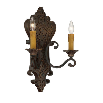 Southerby 2-Light Wall Sconce, Florencian Bronze