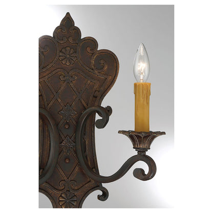 Southerby 2-Light Wall Sconce, Florencian Bronze