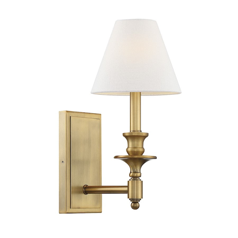 Washburn 1-Light Wall Sconce, Warm Brass