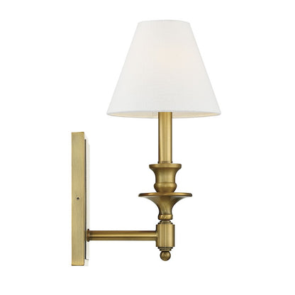 Washburn 1-Light Wall Sconce, Warm Brass