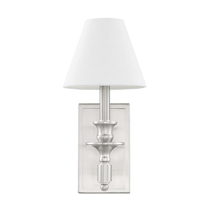 Washburn 1-Light Wall Sconce, Satin Nickel