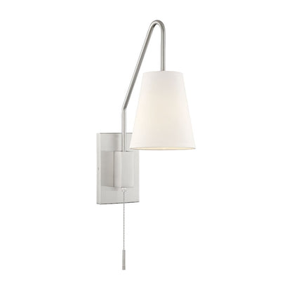 Owen 1-Light Adjustable Wall Sconce, Satin Nickel