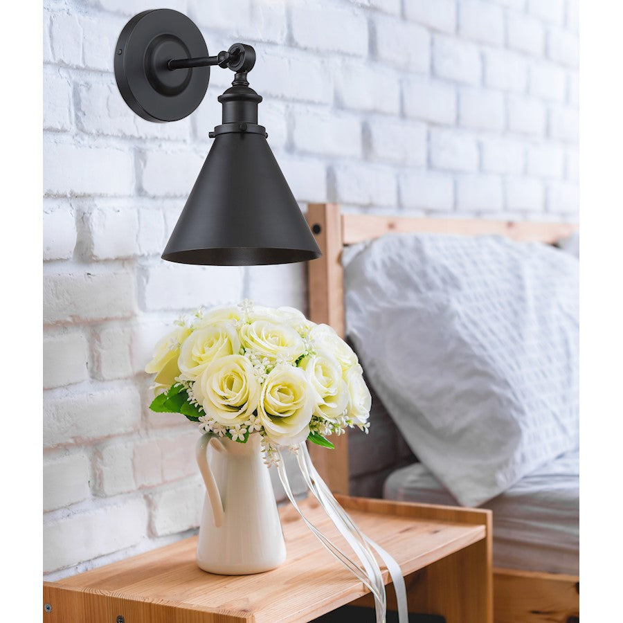 1 Light Adjustable Wall Sconce