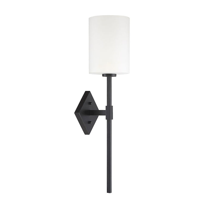 Savoy House Destin 1-Light Wall Sconce, Matte Black