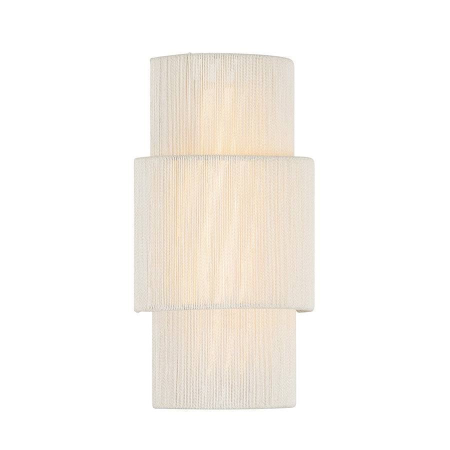 Savoy House Balthazar Light Sconce, Natural Abaca