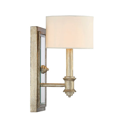 1 Light Wall Sconce, Argentum