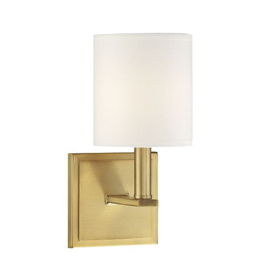 Savoy House Waverly 1-Light Wall Sconce, Warm Brass - 9-1200-1-322