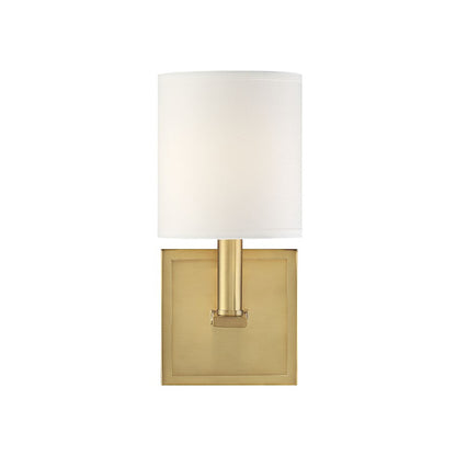 Waverly 1-Light Wall Sconce, Warm Brass