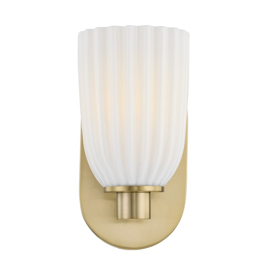 Savoy House Essentials Baldwin 1 Lt Sconce, Noble Brass