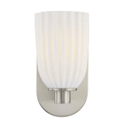 Savoy House Essentials Baldwin 1 Lt Sconce, Satin Nickel