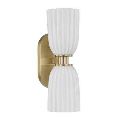 Savoy House Essentials Baldwin 2 Lt Sconce, Noble Brass