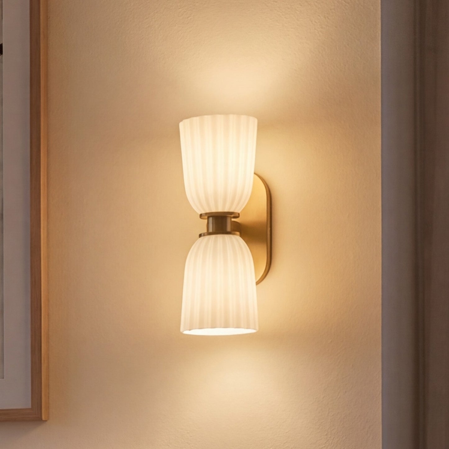Savoy House Essentials Baldwin 2 Lt Sconce, Noble Brass
