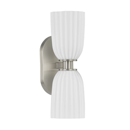 Savoy House Essentials Baldwin 2 Lt Sconce, Satin Nickel