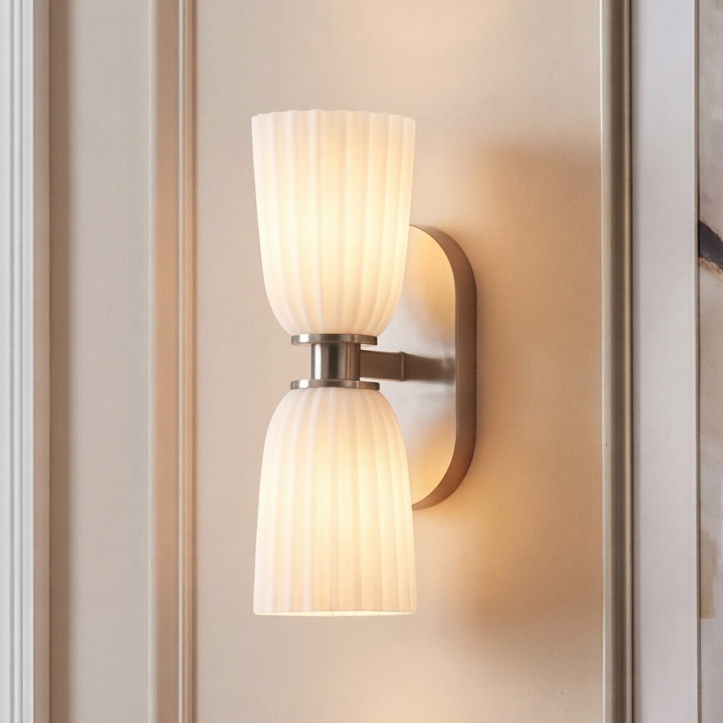 Savoy House Essentials Baldwin 2 Lt Sconce, Satin Nickel