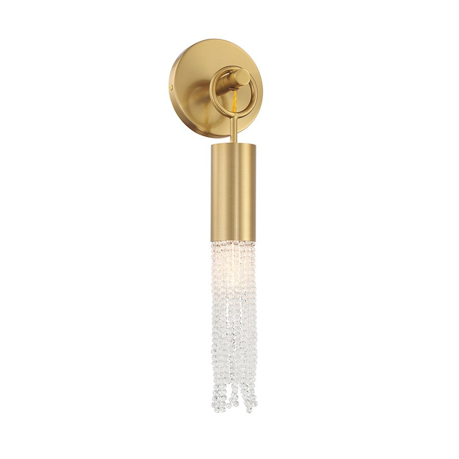 Savoy House Chelsea 1-Light Wall Sconce, Warm Brass - 9-1364-1-322