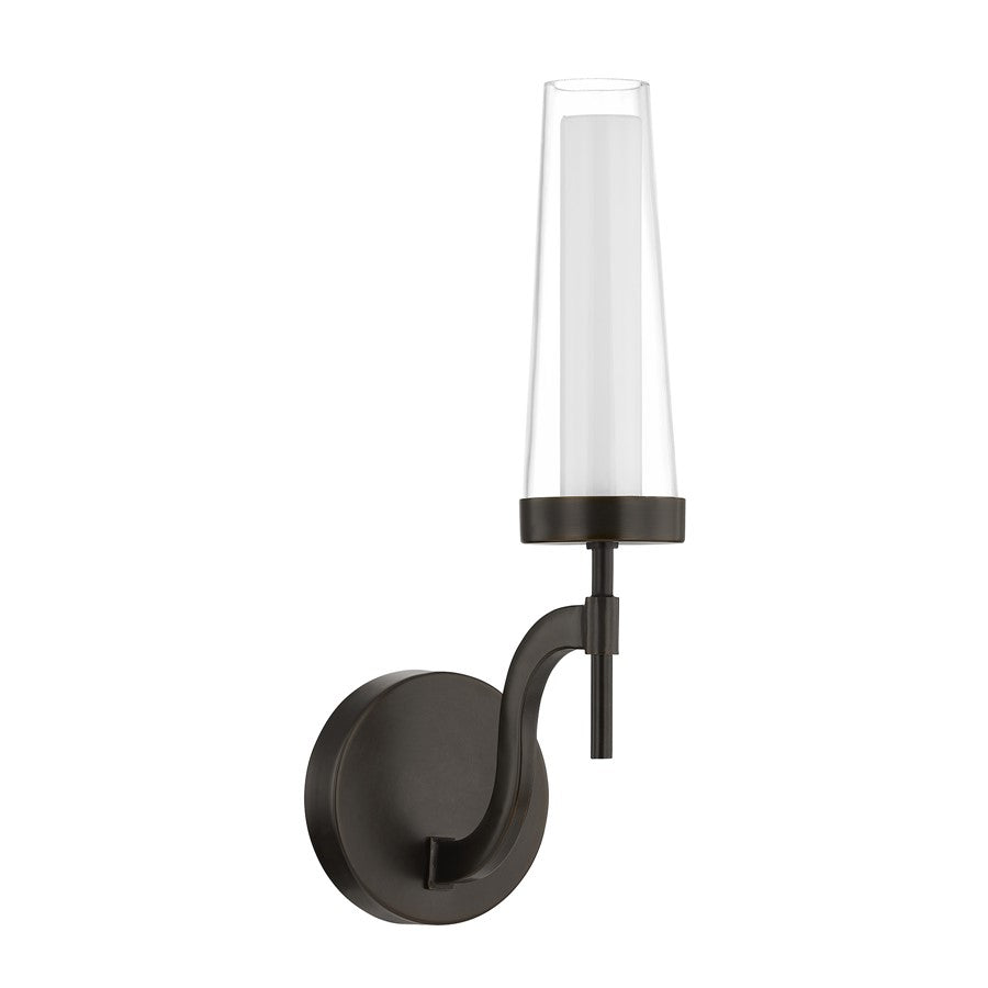 Savoy House Butler 1 Lt Sconce, Mediterranean Bronze