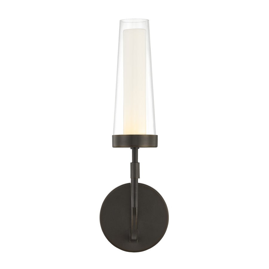 Savoy House Butler 1 Lt Sconce, Mediterranean Bronze