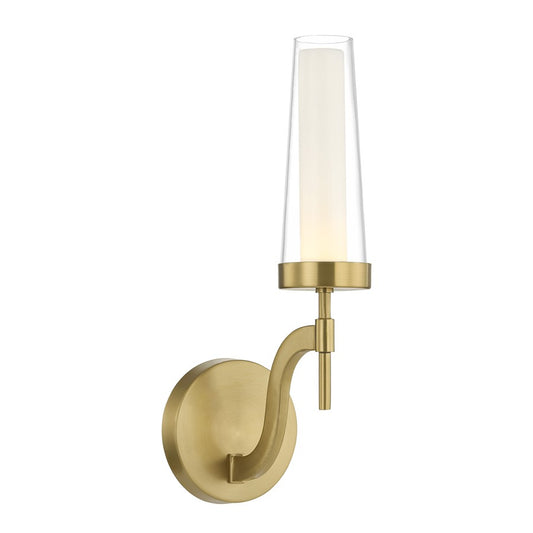 Savoy House Butler 1 Lt Sconce, Warm Brass