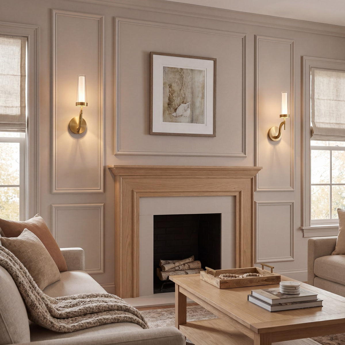 Savoy House Butler 1 Lt Sconce, Warm Brass